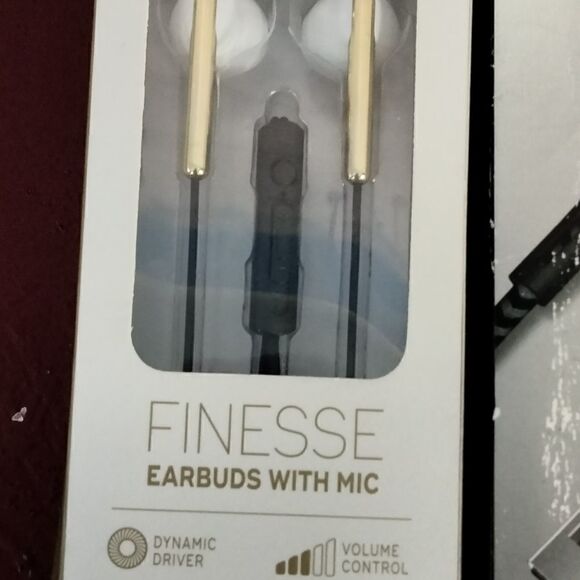 New Without tags "Finesse" earbuds with mic & Micro-USB Cable - Picture 4 of 8